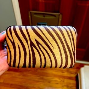 Nine West Zebra evening bag